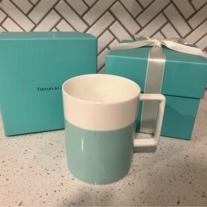 Set of (2) Tiffany & Co. Block Mugs